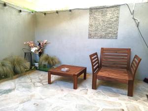 A seating area at Mikalis Studio