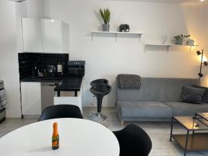 Kuchyňa alebo kuchynka v ubytovaní Modern Box Apartment