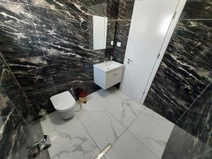 Koupelna v ubytování Hotel SEADEL