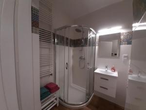 Kúpeľňa v ubytovaní Apartament Zachód