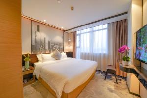 TV a/nebo společenská místnost v ubytování Guangdong Baiyun City Hotel
