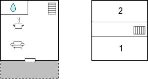 Plan piętra w obiekcie Amazing Home In Karwia