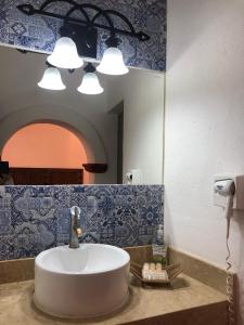 Koupelna v ubytování Hotel Hacienda Monteverde San Miguel de Allende
