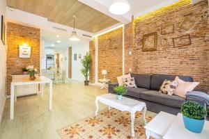 A seating area at CARTAGENAFLATS, Apartamentos San Francisco