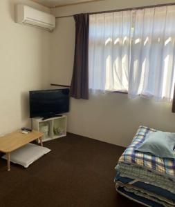 TV a/nebo společenská místnost v ubytování Guest House Iwato