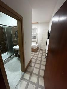 Kúpeľňa v ubytovaní Sobe Zimmer Frei