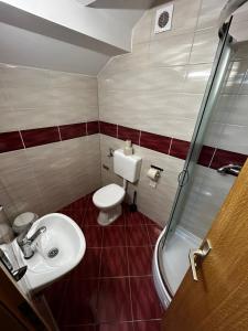 Kúpeľňa v ubytovaní Sobe Zimmer Frei