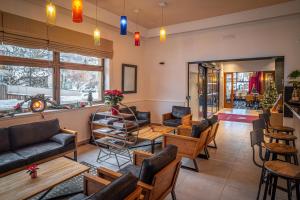 Posezení v ubytování Hôtel Vauban Briançon Serre Chevalier