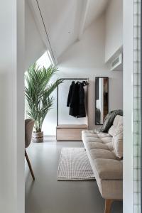 Posezení v ubytování B&B Vossebergen Hombeek