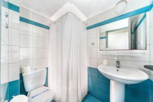 Koupelna v ubytování Hotel Iro
