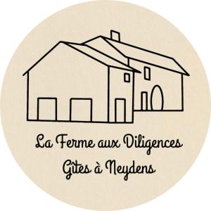 a picture of a house with the words so fame everlezlez gives a nephew at La Ferme aux Diligences in Neydens