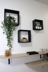 Telewizja i/lub zestaw kina domowego w obiekcie Le Cloudy - @Kreativehome_
