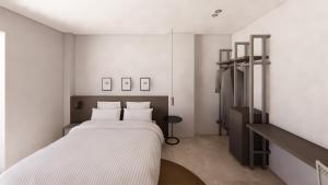 Postel nebo postele na pokoji v ubytování Astron Hotel Rhodes