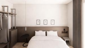 Postel nebo postele na pokoji v ubytování Astron Hotel Rhodes