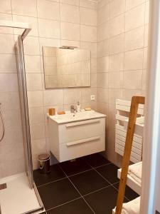 Kúpeľňa v ubytovaní SUPERBE STUDIO AVEC PLACE DE PARKING
