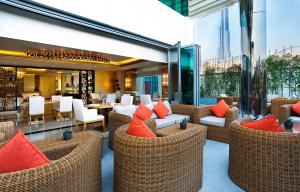 DAMAC Maison Mall Street的休息区