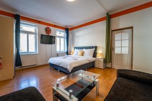 Posteľ alebo postele v izbe v ubytovaní Lukas Apartments