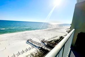 a view of the beach from a balcony of a condo at Perdido Sky 72 in Perdido Key