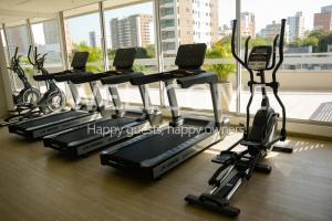 Fitness centrum a/nebo fitness zařízení v ubytování Loft Distrito 90