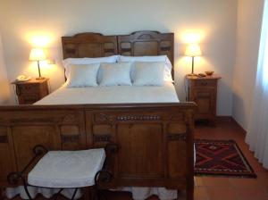 Postel nebo postele na pokoji v ubytování Agriturismo La Casa in Collina