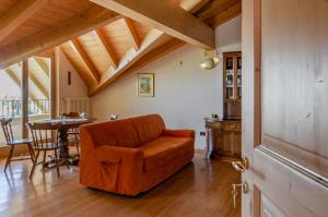 A seating area at Agritur Cristina