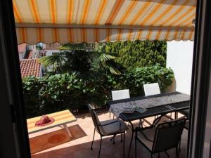 Balkón nebo terasa v ubytování Apartments Frane