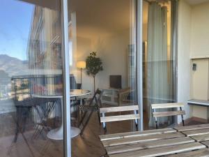 Widok na góry z tego apartamentu