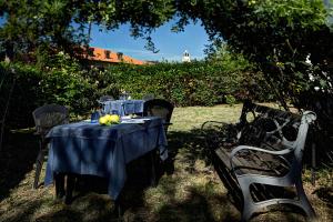 Kebun di luar Hotel Del Borgo