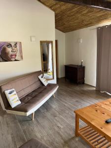 Ein Sitzbereich in der Unterkunft CASA COCO II