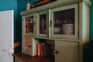 Kuhinja oz. manjša kuhinja v nastanitvi LaLeLu Hostel Dresden