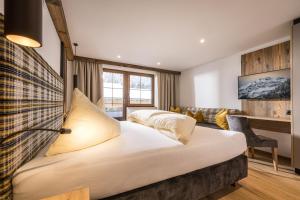 Postel nebo postele na pokoji v ubytování Appartements Schrambacherhof