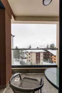 Balkon oz. terasa v nastanitvi NEO Apartman