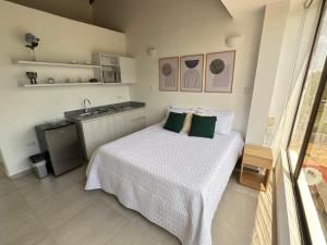Kuchyň nebo kuchyňský kout v ubytování Magico Apartaestudio con Piscina 1 Habitacion PR39