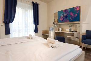 Letto o letti in una camera di Hotel Apollon Rust