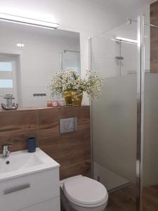 Koupelna v ubytování Apartamenty Sol Mare