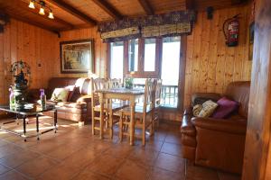 A seating area at La Casita de Chocolate