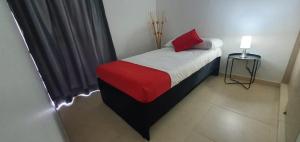 Postel nebo postele na pokoji v ubytování Apartasol 207e - Reserva de la Colina