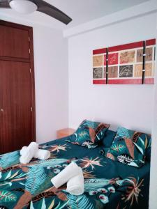Postel nebo postele na pokoji v ubytování Sunshine Campello