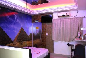 a room with a room with a room with a room at Motel Vitória (Adult only) in Rialma