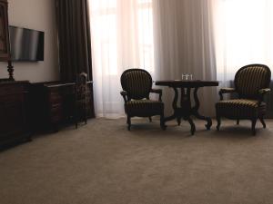 TV a/nebo společenská místnost v ubytování Hotel Lev