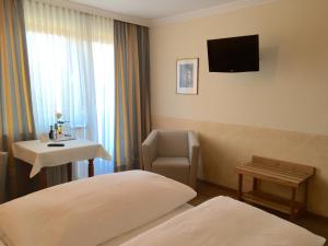 TV a/nebo společenská místnost v ubytování Hotel Sollner Hof