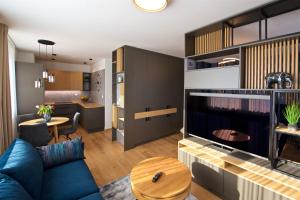 Kuchyňa alebo kuchynka v ubytovaní CITY PRESTIGE apartment Trencin