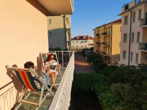 A balcony or terrace at Ligure Residence