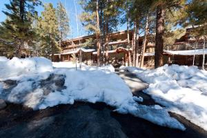 a pile of snow on the side of a road at Tamarron HighPoint 63031 in Durango
