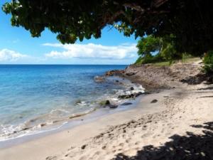 a view of a beach with the ocean at Pierre & Vacances Antigua 03 in Sainte-Luce