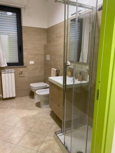 Kúpeľňa v ubytovaní Ospitati - B&B Sangro