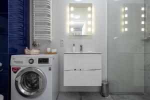 Kúpeľňa v ubytovaní Apartamenty Marii Konopnickiej Kraków