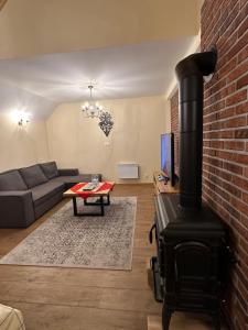 Μια τηλεόραση ή/και κέντρο ψυχαγωγίας στο Apartament Franio