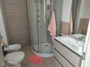Kúpeľňa v ubytovaní Villa ARA rossa