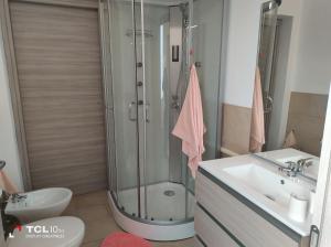 Koupelna v ubytování Villa ARA rossa